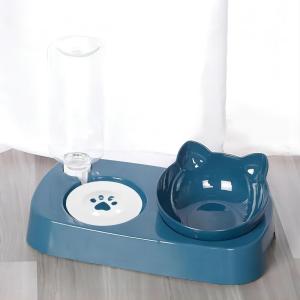Dog Food Bowls Water Bowl Set with Water Dispenser Small Dogs Dog feeding bowl Cat Food Bowl Automatic water outlet bowl