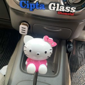 Tongkat Perseneling Mobil Karakter HELLO KITTY Shift Knob Tuas Gigi Gear Sticks Manual Universal
