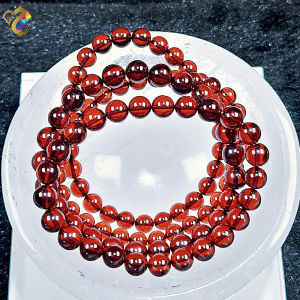 Collectors Grade Blood Amber Bracelet