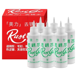 NƯỚC TẨY RỈ SÉT RUSTGO COMBO 2 CHAI 120ML - TẨY RỈ SÉT QUẦN ÁO TẨY VẾT VÀNG Ố ÁO TRẮNG KHÓA KÉO CÚC ÁO KHÔNG HẠI VẢI