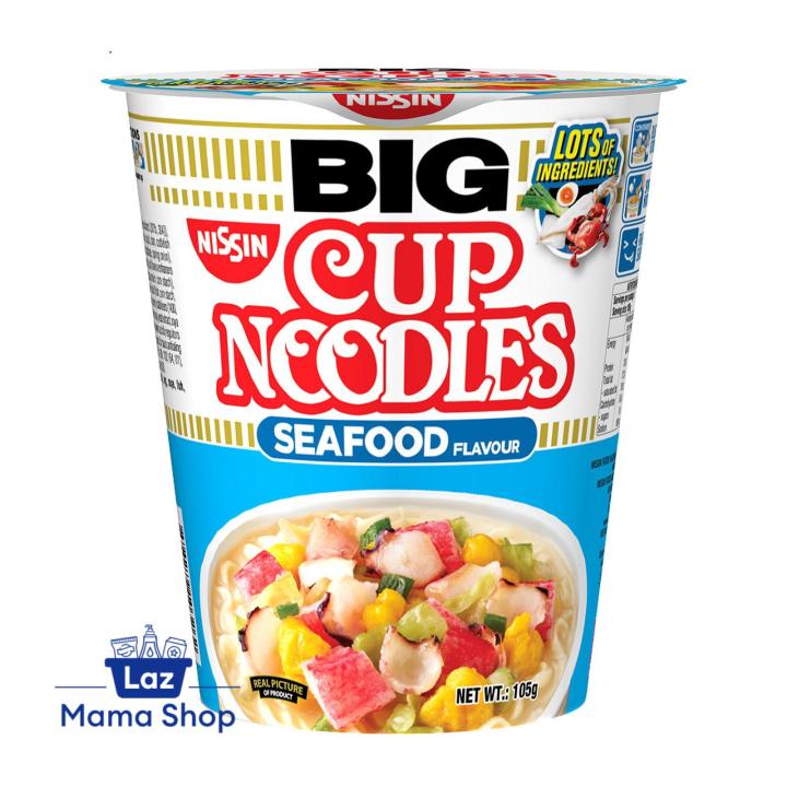 Nissin Cup Noodles Big Seafood (Laz Mama Shop) | Lazada Singapore