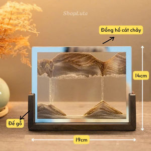 Tranh Cát 3D Chuyển Động Cát Chảy Đồng Hồ Cát Nghệ Thuật