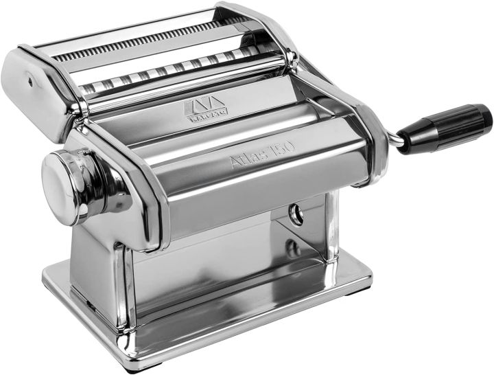 Marcato Classic Atlas 150 Pasta Machine Includes Cutter Hand Crank