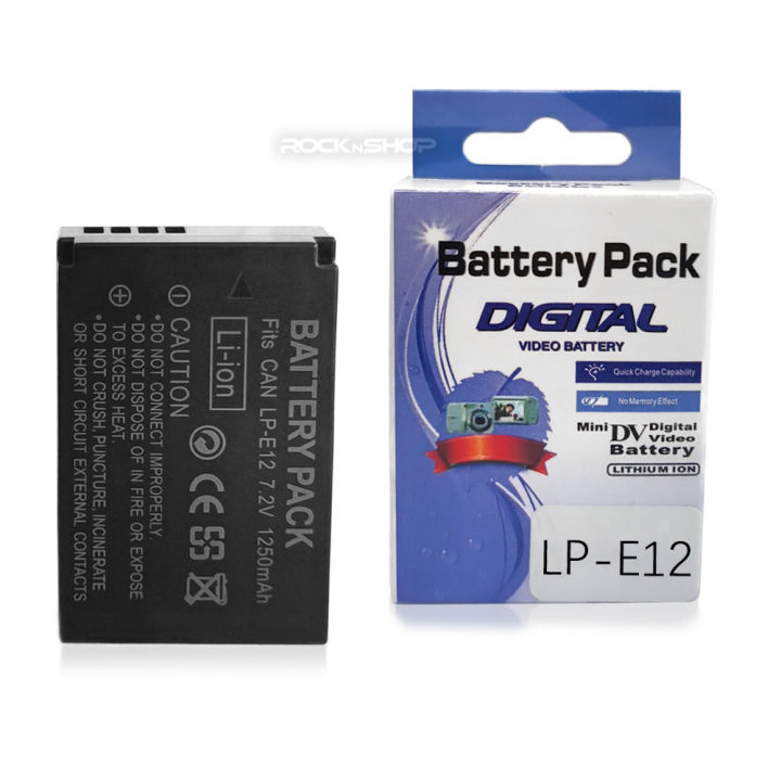 LP-E12 LPE12 Replacement Battery or Charger for Canon EOS 100D M2