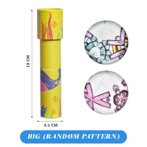 [new] Kaleidoscope Kaleidoskop Aneka Pemandangan Kaca Corak Polygonal Mirror Rotating Scope Kid Educational Science Toys