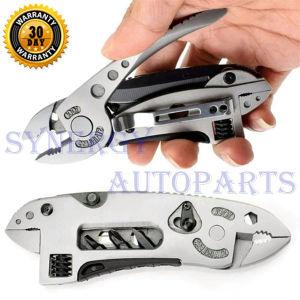Perkakas Kunci Pas Multifungsi Serbaguna Pisau Lipat Pocket Stainless Steel Knife Wrench Plier 8520