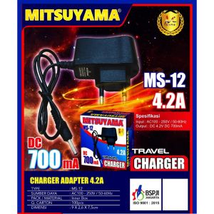 Adaptor Charger Senter Kepala Travel Charger Adapter DC Mitsuyama MS-11 MS-12 4.2V - zansenShop