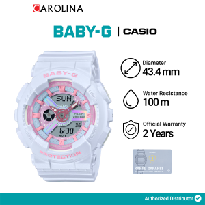 Jam Tangan Wanita Casio Baby-G BA-110FH-2A Analog-Digital Blue Resin Band