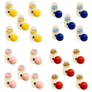 5pcs Plastic Bathroom Hooks for Towels and Accessories Clothes Hangers with Strong Load Capacity Plastic Hanging Hook