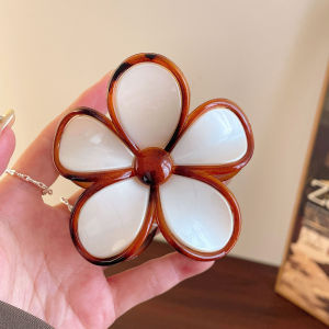 COD 3PCS / SET JEPITAN RAMBUT GLOSSY MOTIF BUNGA KAMBOJA CANTIK / HAIR CLAW GIRL FASHION PREMIUM