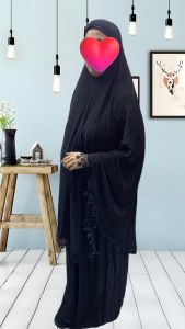 Muslim Origin mukna Terno  FRIENDLY 140cm gole lace hijab terno with skirt