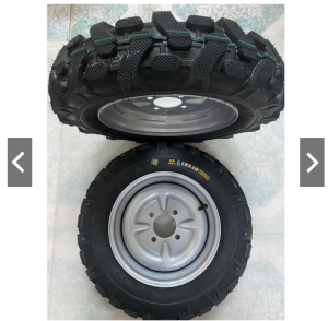 Cặp bánh xe 400-12 gai máy cày lốp 8pr tim ốc lazang 7x10 bao gồm 1 lốp1 săm1 lazang.tim lỗ mâm vuông 7cm.chéo 10cm