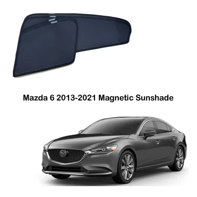 Magnetic Sunshades for Mazda 6 - 3rd Generation - (GJ1 GL) - (From Year 2012 to 2021)