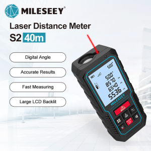 MILESEEY S2 Laser Measure 40-100m (Battery)/50-120m (Rechargeable) Angle Sensor for Height & Horizontal Best Value for Builders/DIY vs Competitors
