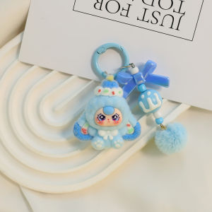 Babythree accessories plush accessories cartoon cute granules keychain bags hanging ornaments