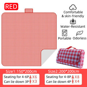 Waterproof Outdoor Picnic Mat Oxford Foldable Camping Mat Beach Travel Portable Picnic Rug