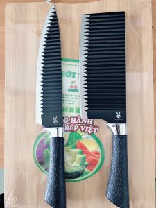 [COMBO DAO] Bộ 3 dao Nhật Bản thép không gỉ thân dao gợn sóng chống dính siêu bén (chuyên thái lọc thịt gọt hoa quả)