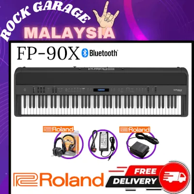 Roland FP-90X 88-key Digital Piano - Black / White ( FP90X / RH-5/ DP10)