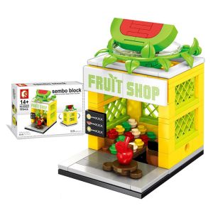 นาโนบล็อค ตัวต่อมินิ ชุดร้านเสริมสวย ตัดผม Mini Block บล็อคตัวต่อ ของเล่นเด็ก NO.SD6044 (122 ชิ้น )