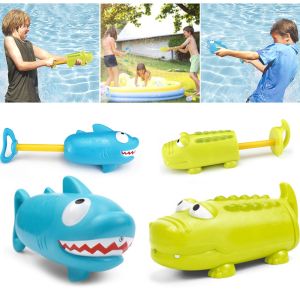 Super Fan Summer Water Kids Toys Outdoor Games Swimming Pool Shark Unicorn Crocodile Squirter Toys For Children