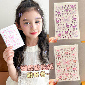 GEM Sticker Girl Crystal Sticker Red Heart Diamond Sticker