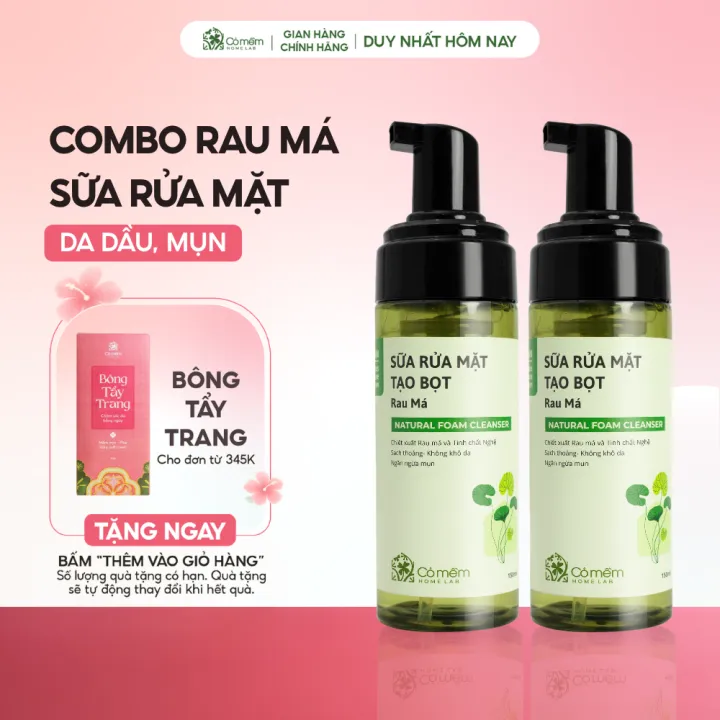 Review Sữa Rửa Mặt Tạo Bọt Cỏ Mềm 300ml 3