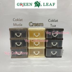 • BISA COD • GREEN LEAF Momiji 7905 Cabinet Organizer 3 Susun Laci Mini Aesthetic Drawer / Kotak Aksesoris / Laci Obat / Loker Kosmetik / Wadah Alat Jahit