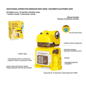 MALOTOYS - Dinosaur Piggy Bank Celengan Elektronik Money Mainan Edukasi Menabung Anak Malo Toys