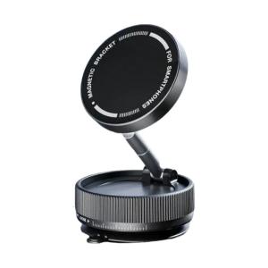 Car Phone Stand Bracket Rack With Powerful Magnets & Vacuum Suction Capability for Easy Storage Safe Driving Experience