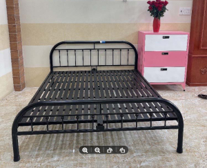 Giường sắt mỹ nghệ nhiều kích thước 1m đến 1m8 x 2m Đại Thành