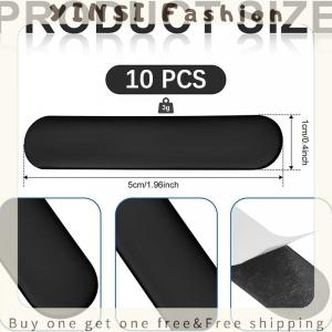 YINSI 10Pcs Pickleball Lead Tape Weighted Flexible Adhesive Tape Bars Reusable Paddle Edge Guard Increase Power Swing Speed Accessorie