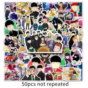 50pcs Anime Mob Psycho 100 Sticker kalis air hiasan Laptop Luggage Water Cup kartun Sticker