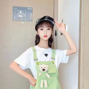 SOKU ชุดเอี้ยมเด็กญ ชุดเซ็ตเด็กผญ ชุดกางเกงเด็กญ10 กางเกงเด็กหญิง กางเกงขายาวเด็ก 6 ปีขึ้นไป ชุดแฟชั้นเด็ก