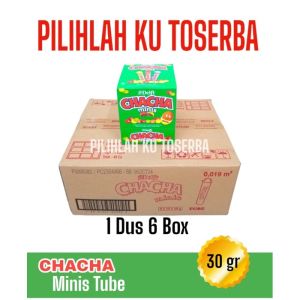 CHACHA MINIS Tube Milk Chocolate - ( HARGA 1 DUS )
