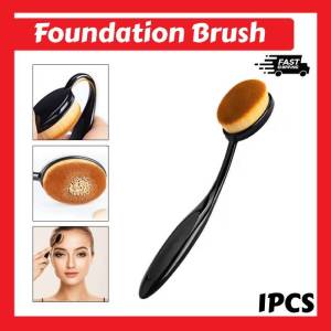 Berus Foundation No 4 Toothbrush Makeup Brush BB Brush Bendable Berus Mekap 牙刷型粉底刷 Black