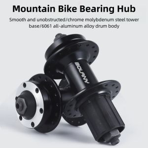 Bicycle Hub Set for Disc Brake Bikes Lightweight Aluminum Body For Mountain Bike Bearing Hub