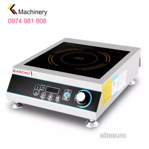 Bếp từ công nghiệp đơn IC-50A công suất 5kW mặt bếp phẳng