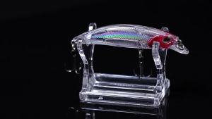 Mồi Câu Cá Giả Bằng Nhựa Cứng 19 Màu 6.5cm / 7g Mắt 3d Kèm 2 Móc Câu