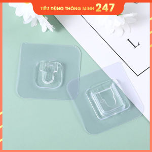Combo 20 cặp Miếng Dán Gắn Tường Đa Năng Trong Suốt Chịu Lực Lên Đến 3KG - Treo Đỡ Đồ Dùng Ổ Cắm Điện Tranh Ảnh