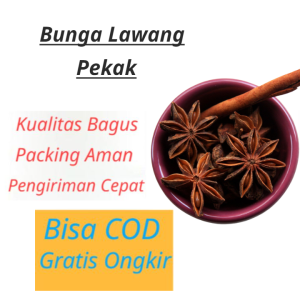 Bunga Lawang 50gr Kualitas Bagus / Pekak / Bumbu Masak / Bumbu Dapur / rempah rempah