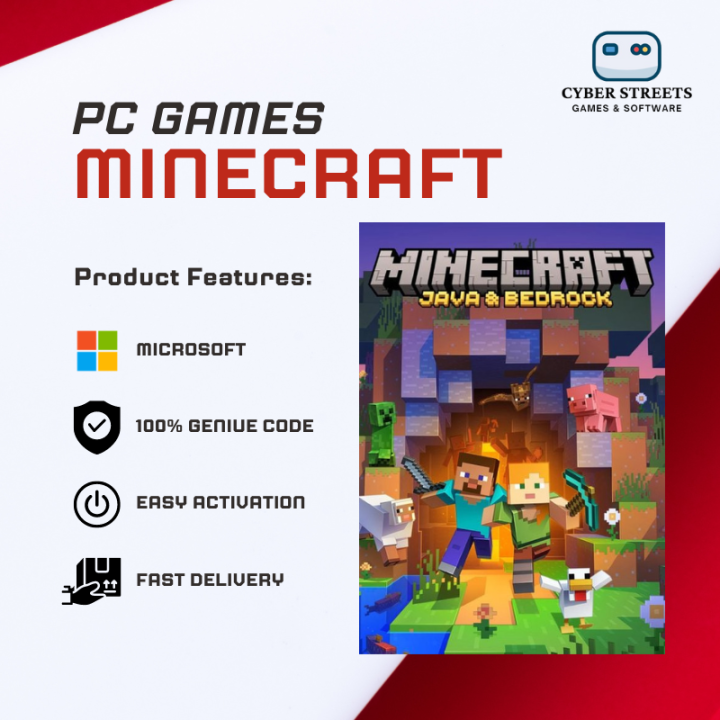 🔥 MINECRAFT: JAVA & BEDROCK EDITION PC [Original Product Code] 🔥 | Lazada