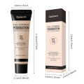 Quiyum รองพื้นปกปิดเต็มรูปแบบ 30ml( กล่องสี ) เครื่องสำอางธรรมชาติเพื่อเสริมความงามของผิว. 