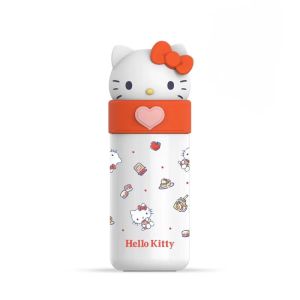 Childrens High Thermal Insulation Large Capacity Vacuum Tumbler 316 Stainless Portable Handle Vacuum Flask Light Stereo Doll Cartoon Thermos Cup Round Mouth Durable Water Bottle Multi-style Cartoon Container