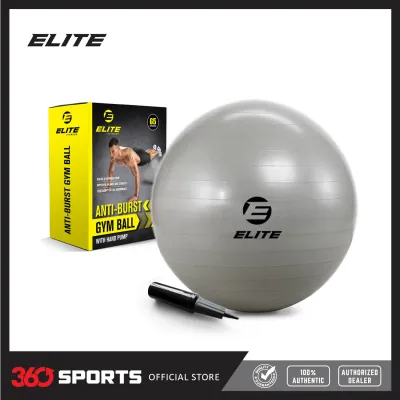 Elite Fitness Anti-Burst Gym Ball with Hand Pump - 65cm