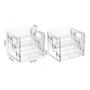 Acrylic Display Stand Desktop Makeup Organizer Rack Popmart Display Shelf Perfume Organiser