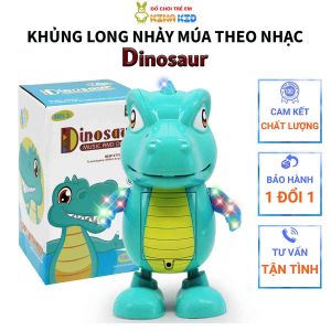 Đồ Chơi Khủng Long Dinosaur Nhảy Múa Có Đèn Và Nhạc Vui Nhộn Cho Bé
