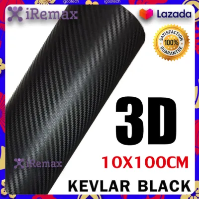 iRemax 3D Carbon Fiber Sticker ไวนิลคาร์บอนไฟเบอร์ สติกเกอร์ติดรถ สติกเกอร์คาร์บอนไฟเบอร์อเนกประสงค์ สำหรับติดรถยนต์ ขนาด