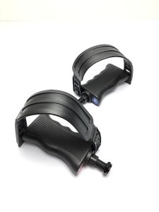 Practical Training Bike Pedals 1.25cm Thread Design Secure Fit Anti Slip Thread Replacement Part Perfect for Spin Bikes