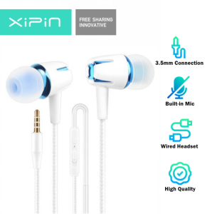 S9 Premium Quality 3D Stereo Sound In-Ear Wired Earphone 3.5mm with Built-in Microphone