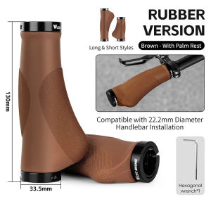 ฝาครอบมือจับจักรยาน WEST BIKING ยาว/สั้น ป้องกันการลื่น ดูดซับแรงกระแทก อุปกรณ์เสริมจักรยาน ฝาครอบมือจับจักรยาน